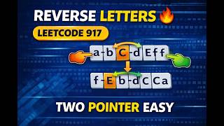 Reverse Only Letters 🔥 | LeetCode 917 Java | Easy Trick