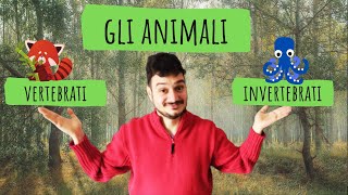 ANIMALI VERTEBRATI E INVERTEBRATI - Le scienze spiegate ai bambini di scuola primaria