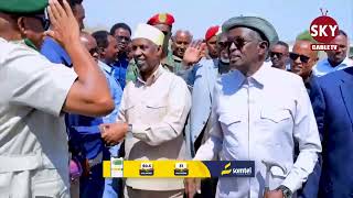 Madaxweyne kuxigeen ka Somaliland ayaa gaadhay magaalada Burco.