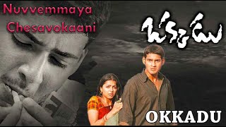 Okkadu ఒక్కడు Telugu Movie Songs  Nuvvemmaya Chesavokaani Video Song