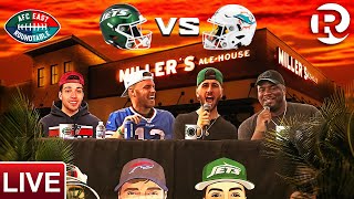 AFC East Roundtable LIVE Event From Miami | Jets vs Dolphins Division SHOWDOWN🔥