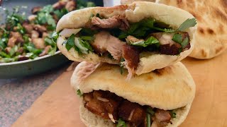 Chinese Hamburger (Pork Belly Bun) - 肉夹馍 (Rou Jia Mo)