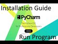 How to install PyCharm a Python IDE on Windows and Run First Program in 3 different ways