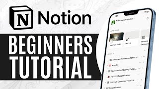 How to Use Notion on iPhone \u0026 Android (2024) - Organize Your Work By Just Using Phone!