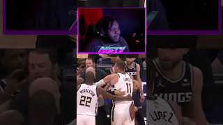 Lakers Fan Reacts To Brook Lopez FIGHT Trey Lyles and both get ejected #shorts