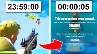 I Spent 24 Hours Trying To Get Banned In Fortnite...