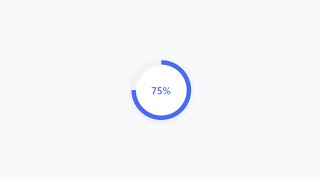 🚀 Create a Stunning Circular Progress Bar with Pure HTML, CSS & JavaScript | No Libraries Needed!