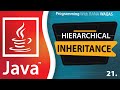 #21 JAVA | Hierarchical Inheritance | Type of Inheritance in Java | Object Oriented Programming