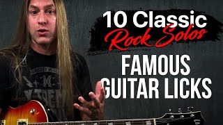 Adding Famous Guitar Licks to Your Playing