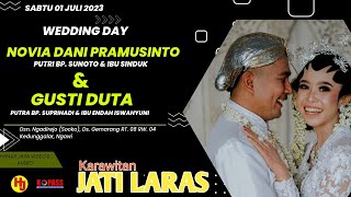 Live Karawitan Jati Laras // Hanar Jaya Audio - Video // Pernikahan Novia Dengan Duta