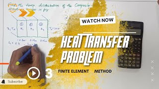 Heat transfer Problems in Finite Element Methods