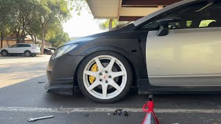 Ktuned coilovers on my 8th gen Si