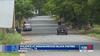 Marshall block party arrest
