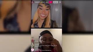 Nicki Minaj Holds Job Interviews With The Barbz on Ig Live Super Funny 10 13 21 FULL LIVE