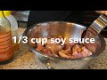 simple taiwanese three cups chicken san bei ji