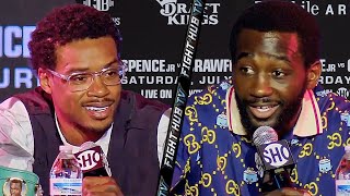 ERROL SPENCE JR CLOWNS TERENCE CRAWFORD IN HILARIOUS BACK & FORTH AT NEW YORK PRESS CONFERENCE