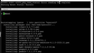 How to perform a Factory Reset a Palo Alto Networks Device