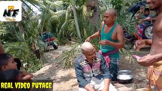 Real Video Futage হোম কোয়ারান্টাইনে মাথা টাক হওয়া নিয়ে ছেলে ও বাবার মারামারি।।  New fan clab 44