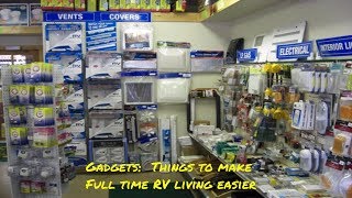 RV Gadgets and accessories to make full time RV living easier