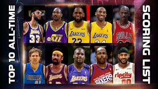 NBA Top 10 All-Time Scoring Leaders