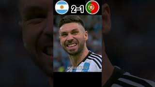 Argentina vs Portugal FIFA World Cup Imajinary | Penalty shootout | #highlights #football #shorts