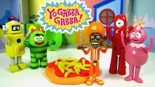 yo gabba gabba play doh