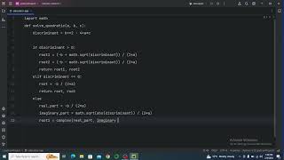 Solving Quadratic Equations with Python: Easy & Quick!