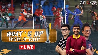 What's Up World Cup! I 2024 T20 World Cup I #BanvsNed, #EngvsOma, #AfgvsPNG