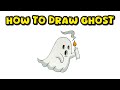 How to Draw Ghost with Candle – Simple Drawing Steps for Amazing Results