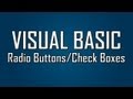 Learn Visual Basic - #13 - Radio Buttons and Check Boxes
