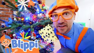 Blippi Decorates The Christmas Tree | Educational Videos For Kids