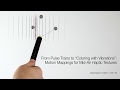 From Pulse Trains to “Coloring with Vibrations”: Motion Mappings for Mid-Air Haptic Textures