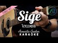 Sige by 6Cyclemind (Lyrics) | Acoustic Guitar Karaoke | TZ Audio Stellar X3 | Female Key