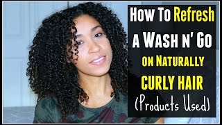 How to Refresh/Restyle a Wash and Go - Pt  1 (Products Used)