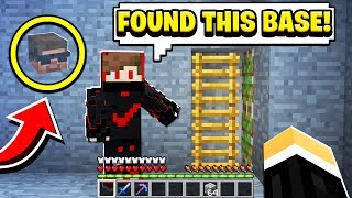 this Minecraft hacker showed me a "SECRET" base that no one could find..