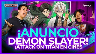 ANUNCIOS de DEMON SLAYER 👹 ¿ATTACK ON TITAN se BURLA de sus HATERS?