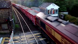 6H53 at Furness Vale #railways #derbyshire #class66