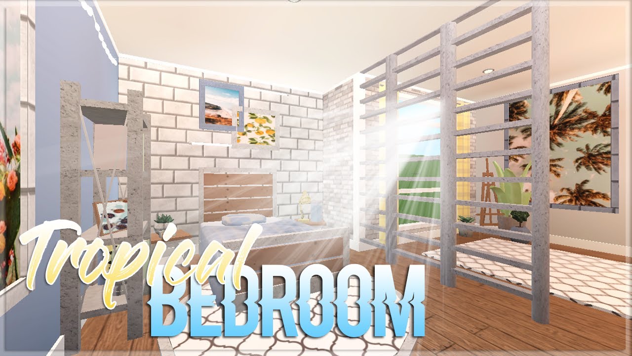 Tropical Bedroom (20k) - Bloxburg | Roblox - YouTube