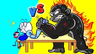 Kong Go Crazy Vs Max 💢 Pencilanimation Short Animated Film | The Incredible Max and Puppy dog