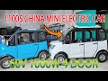 Unbox 1100$ China Mini Electric Car 4 Door 60v 1000W 67Ah