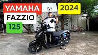 YAMAHA MIO FAZZIO 125 2025 Color Black | Specs Review 1st Look  Price | Kirby Motovlog