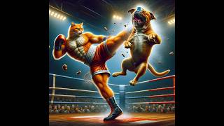 Meow Meow Fight for Daddy #cat #meow #funny #animals #funny #cute #unstoppable