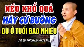 ĐỜI LÀ BỂ KHỔ, Thấy Khổ Quá Thì Hãy Cứ Buông Dù Ở Tuổi Bao Nhiêu (NGHE THẤM) - SC Thích Nữ Như Lan