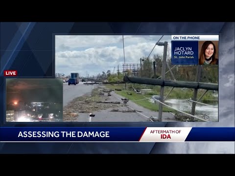 Hurricane Ida, WDSU-TV New Orleans Live Coverage, August 30, 2021 1:00 ...