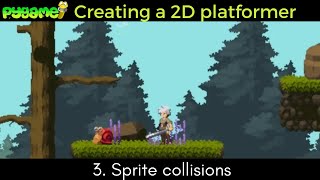 3. Sprite collisions - Creating a 2D platformer in PyGame