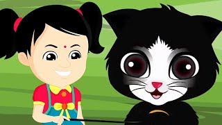 Meri Billi Kali Pili | मेरी बिल्ली | Billi Mausi | Hindi Nursery Rhymes | Booga Boo | Baby Songs
