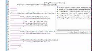 Android source code input using Eclipse Auto Complete Demo