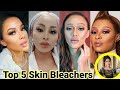 5 Female Celebrities who Bleach their Skin in South Africa for Money will Shock you, the 5th is Cute