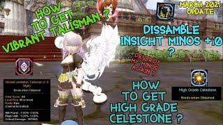 Dragon Nest SEA - Vibrant Talisman [How To Get & Craft] & Dissamble +10 Insight Minos - March Update