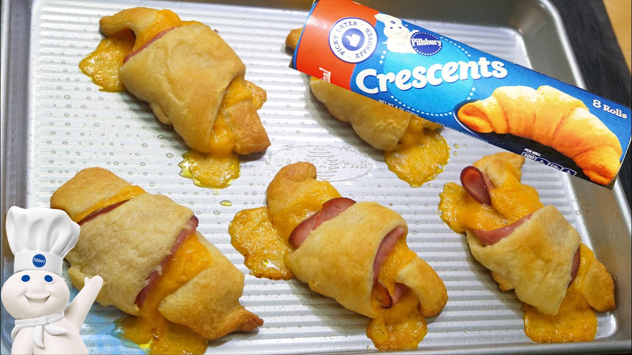 How To Make Ham And Cheese Crescent Roll-Ups | Pillsbury Crescent Rolls ...